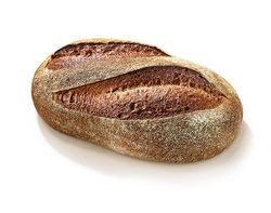 KI generiert: Das Bild zeigt ein rundes, rustikales Vollkornbrot mit einer knusprigen Kruste. Der Hauptinhalt ist das Brot, das auf einem hellen Hintergrund präsentiert wird.