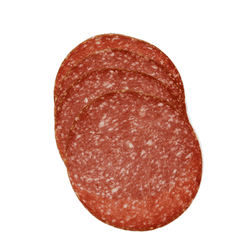 KI generiert: Das Bild zeigt eine Packung Bio-Jagdwurst von Chiemgauer Naturfleisch. Die Wurst ist als 100% biologisch und ohne Nitritpökelsalz gekennzeichnet.