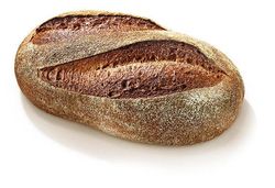 KI generiert: Das Bild zeigt ein rundes, rustikales Vollkornbrot mit einer knusprigen Kruste. Der Hauptinhalt ist das Brot, das auf einem hellen Hintergrund präsentiert wird.