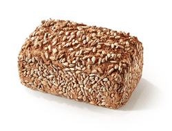 KI generiert: Das Bild zeigt ein rundes, rustikales Vollkornbrot mit einer knusprigen Kruste. Der Hauptinhalt ist das Brot, das auf einem hellen Hintergrund präsentiert wird.