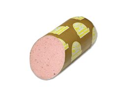 KI generiert: Das Bild zeigt eine Packung Bio-Jagdwurst von Chiemgauer Naturfleisch. Die Wurst ist als 100% biologisch und ohne Nitritpökelsalz gekennzeichnet.