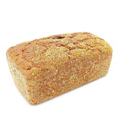 KI generiert: Das Bild zeigt ein rundes Brot, das mit Sesamkörnern bestreut ist und zur Hälfte abgeschnitten wurde. Es liegt auf einem neutralen Hintergrund.