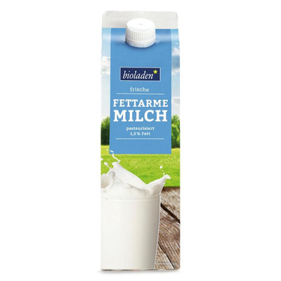 Produktfoto zu Frische fettarme Milch 1,5% von bioladen