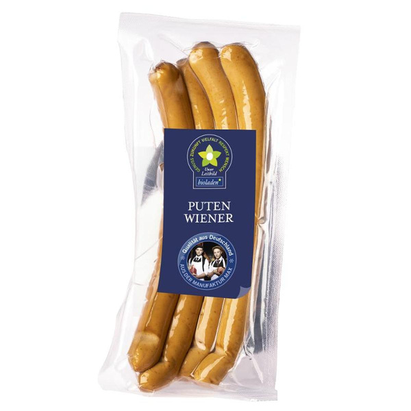 Produktfoto zu Puten-Wiener Würstchen von bioladen