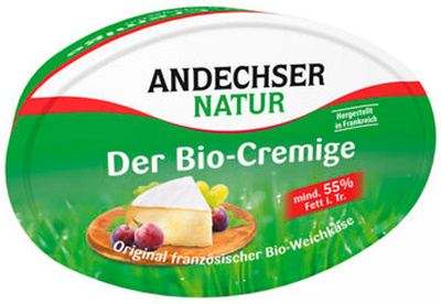 Produktfoto zu Camembert - Der Bio Cremige 55% von Andechser