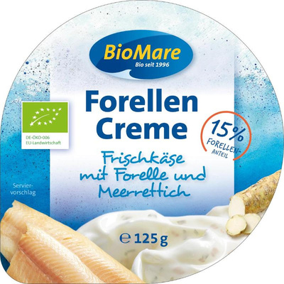 Produktfoto zu Frischcreme Forelle & Meerrettich von Bio Mare
