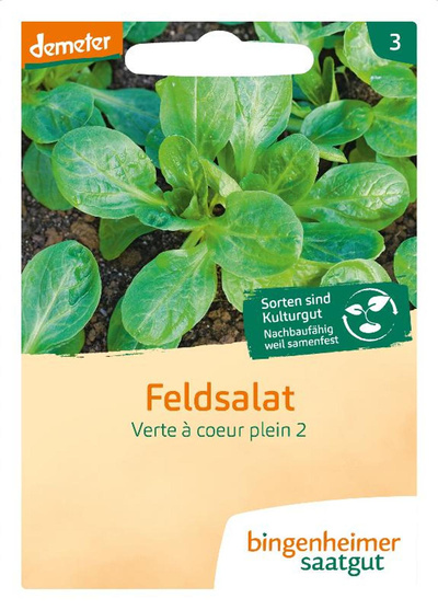 Produktfoto zu Saatgut Feldsalat von Bingenheimer Saatgut