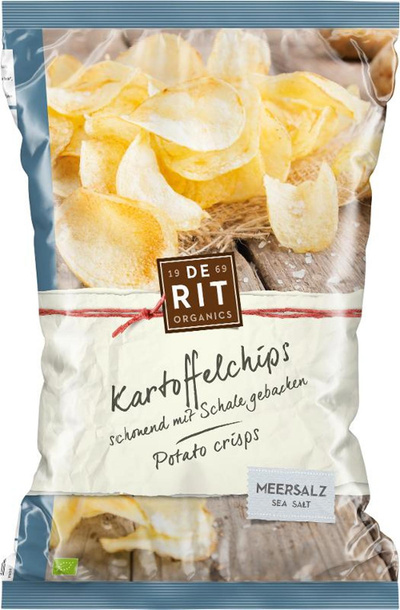 Produktfoto zu Kartoffelchips mit Meersalz von De Rit