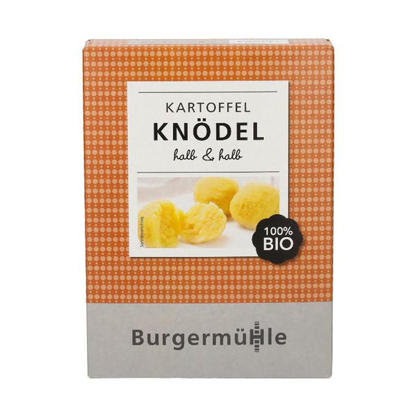 Produktfoto zu Kartoffel-Knödel, halb & halb von Burgermühle