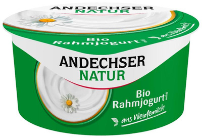 Produktfoto zu Rahmjoghurt natur, 10% von Andechser