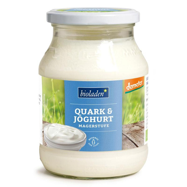 Produktfoto zu Quark und Joghurt 0,3 %, im Glas von bioladen