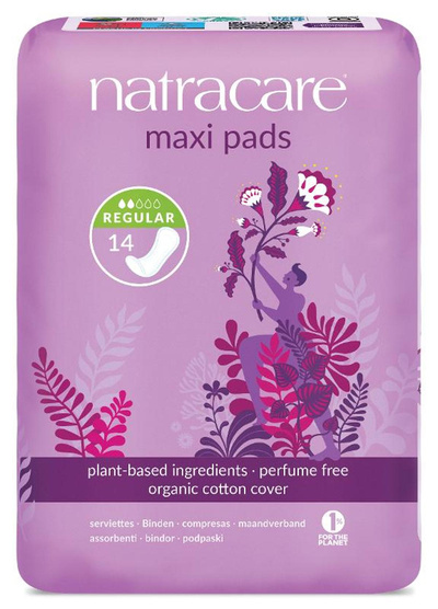 Produktfoto zu Damenbinden Maxi normal von Natracare