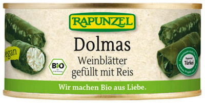 Produktfoto zu Dolmas Weinblätter gefüllt mit Reis von Rapunzel