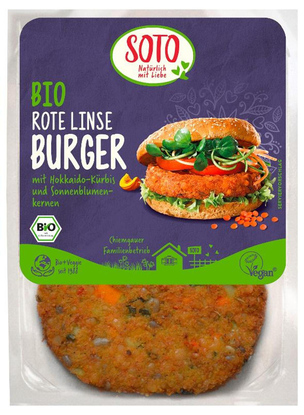 Produktfoto zu Rote Linse Burger von Soto