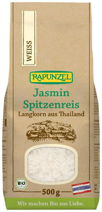 Produktfoto zu Jasmin Spitzenreis Langkorn, weiß von Rapunzel