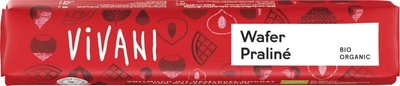 Produktfoto zu Wafer Praliné Riegel von Vivani