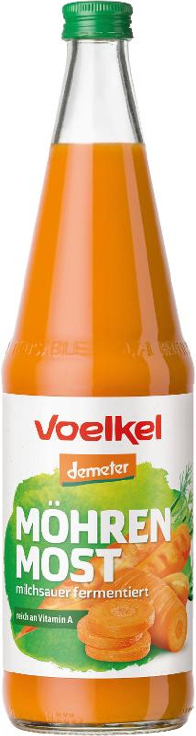 Produktfoto zu 6er Kasten Möhren-Most, milchsauer von Voelkel
