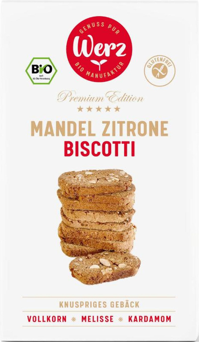Produktfoto zu Mandel Zitrone Biscotti gf von Werz