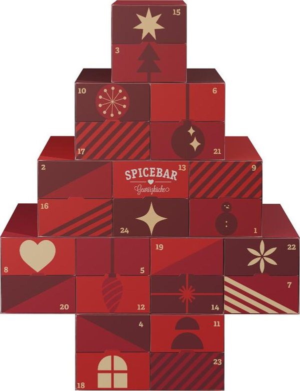 Produktfoto zu Gewürz Adventskalender von Spicebar