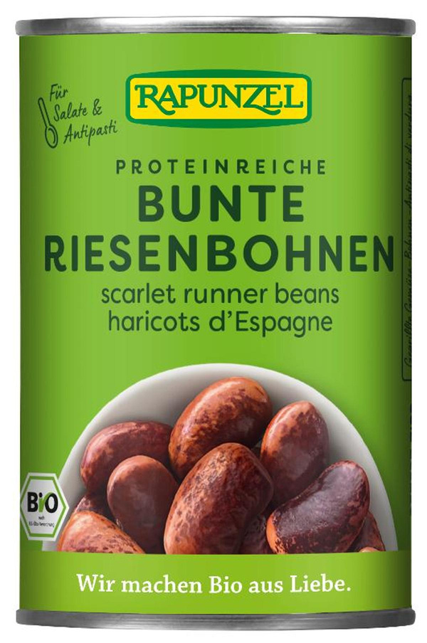 Produktfoto zu Bunte Bohnen in der Dose von Rapunzel