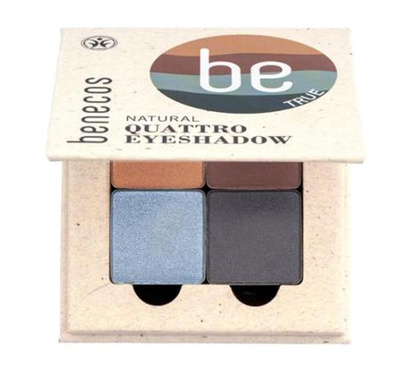 Produktfoto zu Quattro Eyeshadow true blue von benecos
