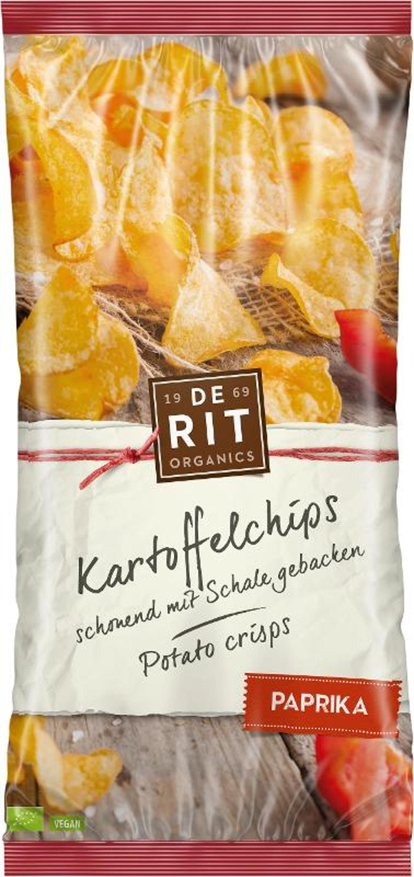 Produktfoto zu Kartoffelchips mit Paprika von De Rit