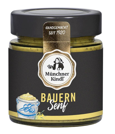 Produktfoto zu Bauernsenf, körnig von Münchner Kindl