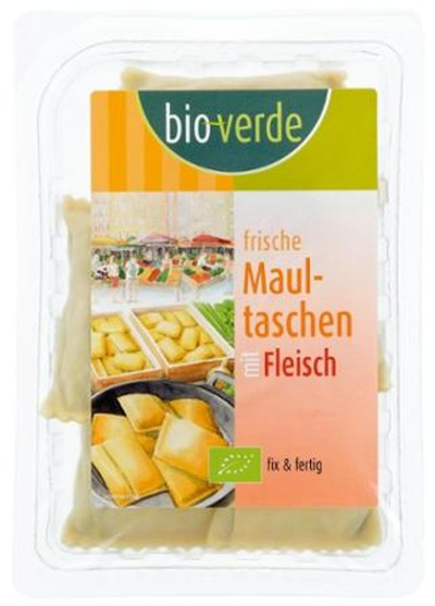 Produktfoto zu Maultaschen mit Fleischfüllung von bio-verde