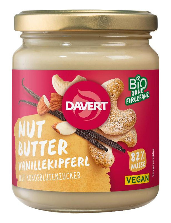 Produktfoto zu Nut Butter Vanillekipferl von Davert