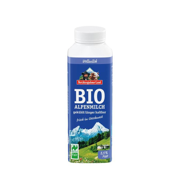 Produktfoto zu Frische Alpenmilch 3,5% Tetra von Bechtesgadener Land Bio