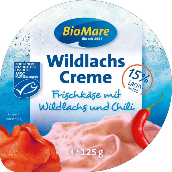 Produktfoto zu Frischcreme Wildlachs & Chili von Bio Mare