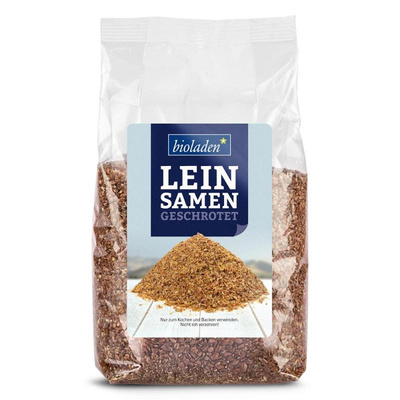 Produktfoto zu Leinsamen geschrotet von Bioladen