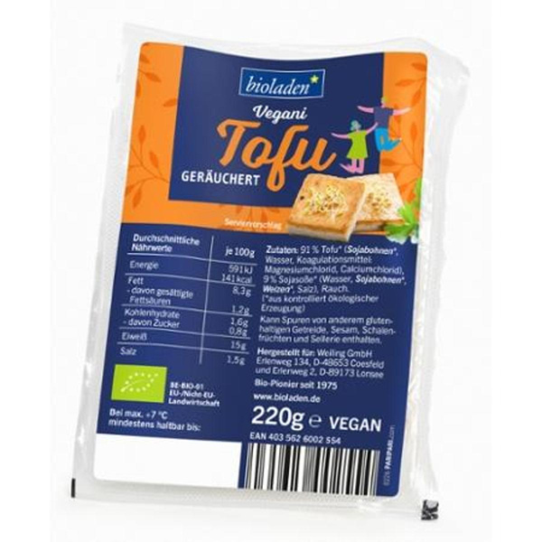 Produktfoto zu Tofu geräuchert von bioladen