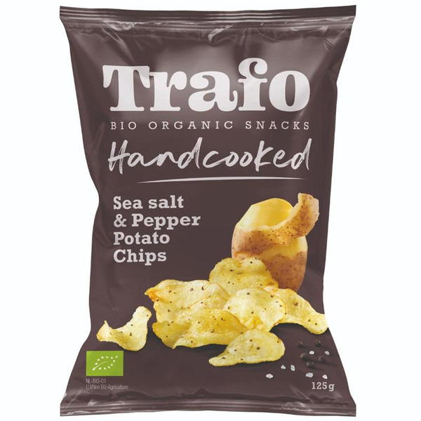 Produktfoto zu Handcooked Chips Sea-Salt & Black Pepper von Trafo