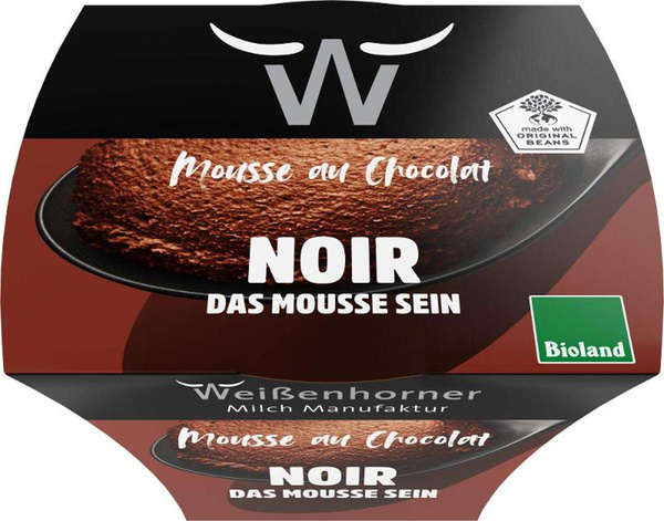 Produktfoto zu Mousse au Chocolat Noir von Weißenhorner