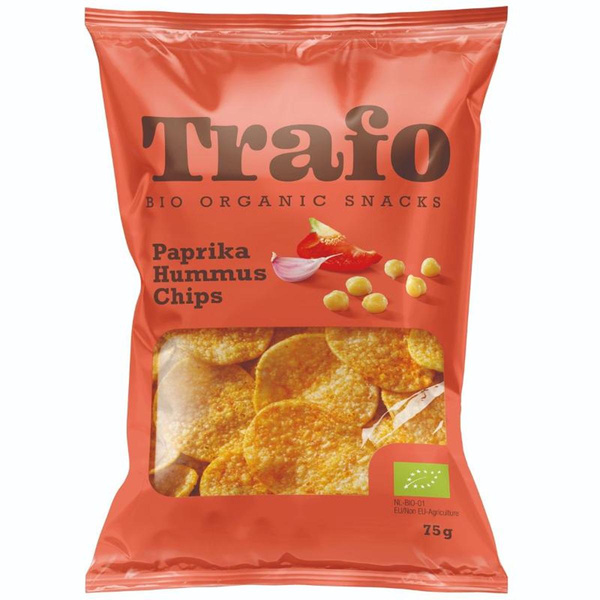 Produktfoto zu Hummus Chips Paprika von Trafo