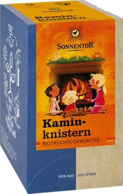 Produktfoto zu Früchtetee Kaminknistern im Teebeutel von Sonnentor