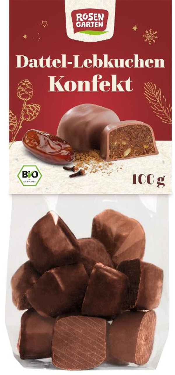 Produktfoto zu Dattel Lebkuchen Konfekt Vollmilch von Rosengarten