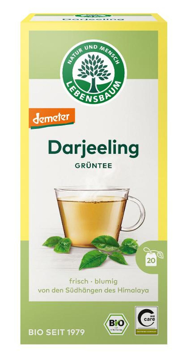 Produktfoto zu Grüntee Darjeeling von Lebensbaum