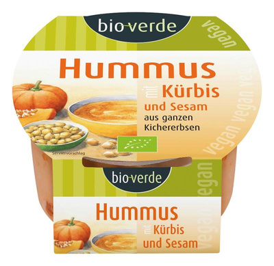 Produktfoto zu Hummus Kürbis-Sesam von bio-verde