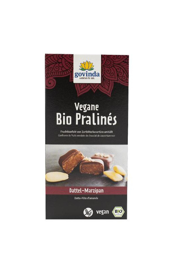 Produktfoto zu Vegane Pralinés Dattel Marzipan von Govinda