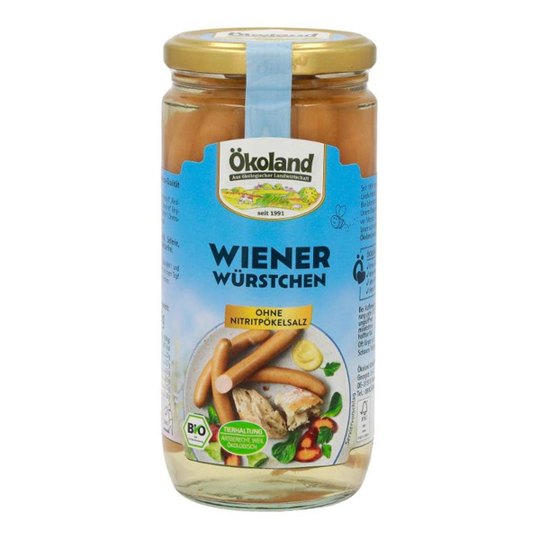Produktfoto zu Wiener Würstchen im Glas von Ökoland
