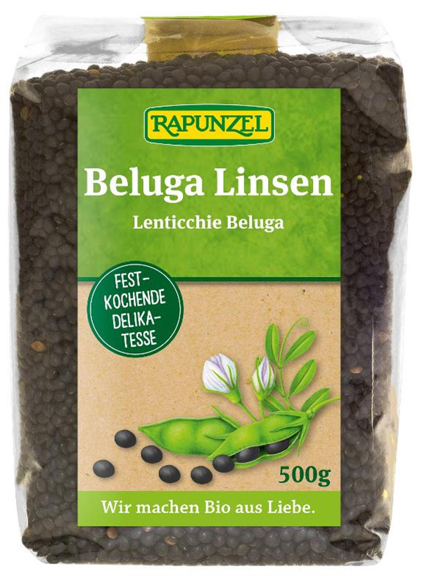 Produktfoto zu Schwarze Beluga Linsen von Rapunzel
