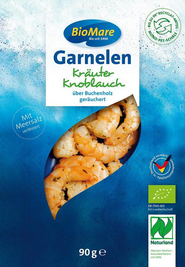 Produktfoto zu Garnelen mit Kräutern u. Knoblauch von Bio Mare