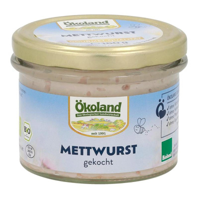 Produktfoto zu Mettwurst im Glas von Ökoland
