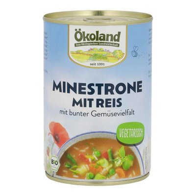 Produktfoto zu Minestrone mit Reis von Ökoland