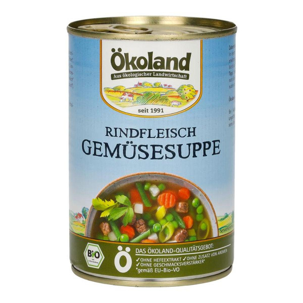 Produktfoto zu Rindfleisch Gemüsesuppe von Ökoland