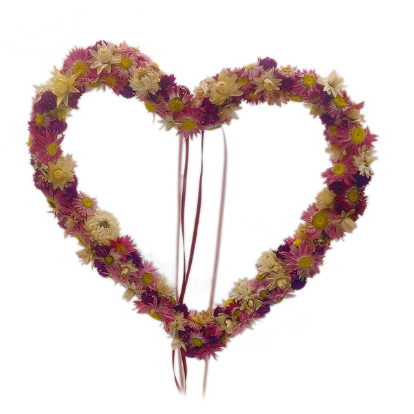Produktfoto zu Trockenblumen Herz vom Klosterberghof