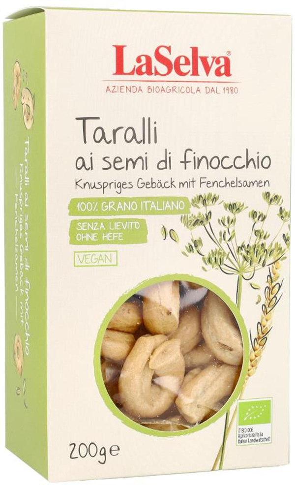 Produktfoto zu Taralli mit Fenchelsamen von LaSelva