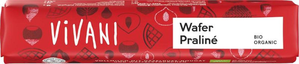 Produktfoto zu Wafer Praliné Riegel von Vivani